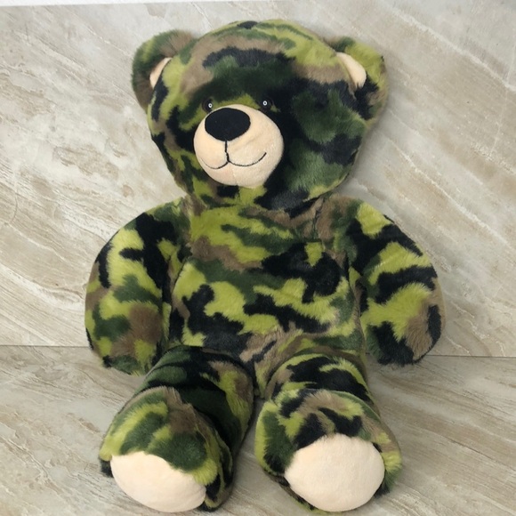 Build-A-Bear Camo‎ Camouflage 18” Plush Bear Collectible - Picture 1 of 12